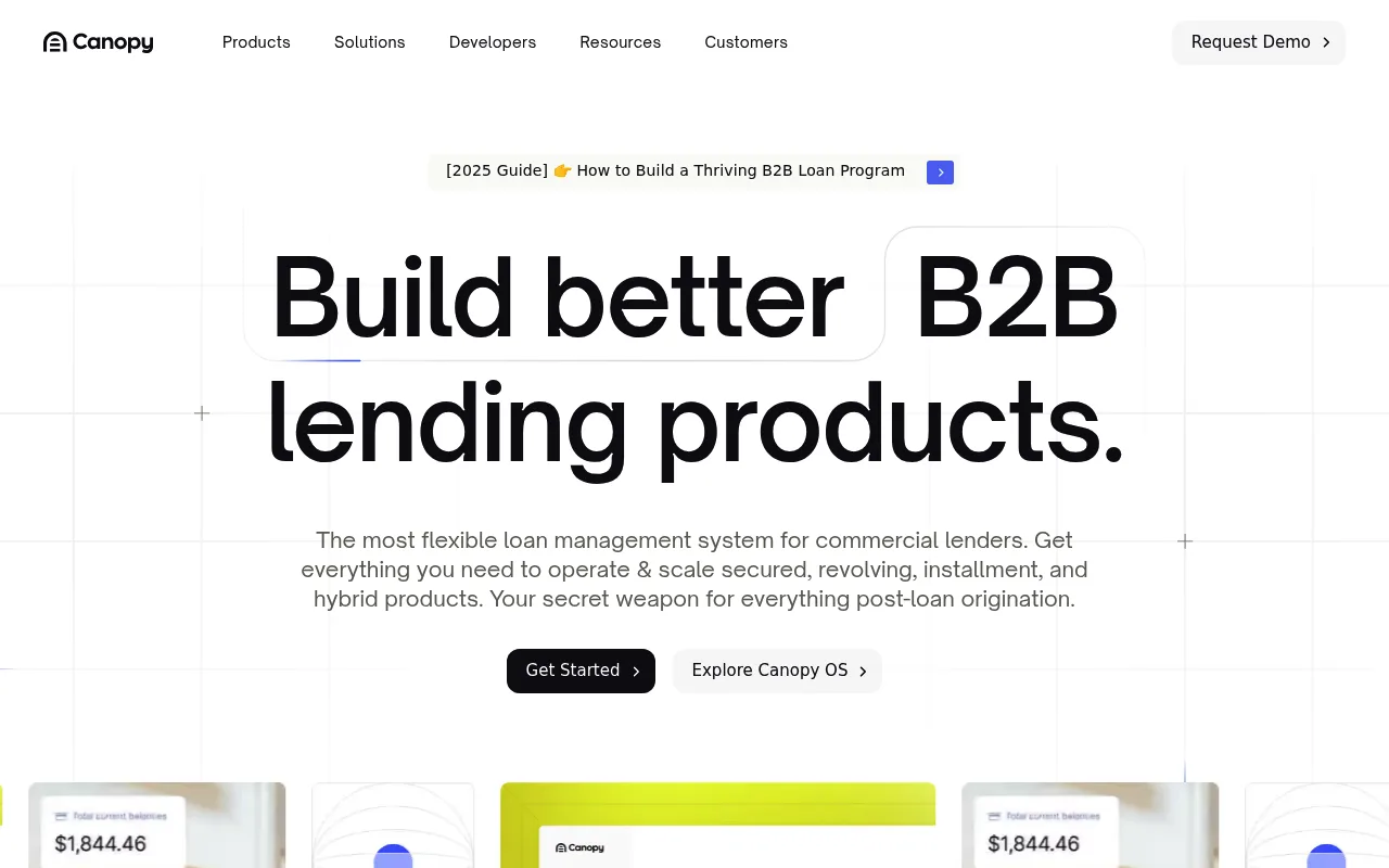 Canopy website hero
