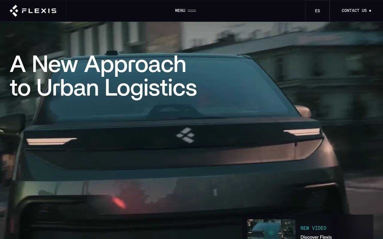 Flexis Mobility website hero