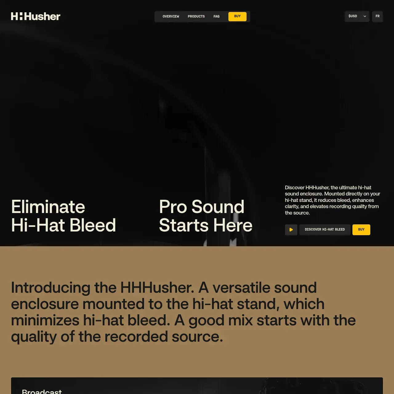 HHHusher website screenshot