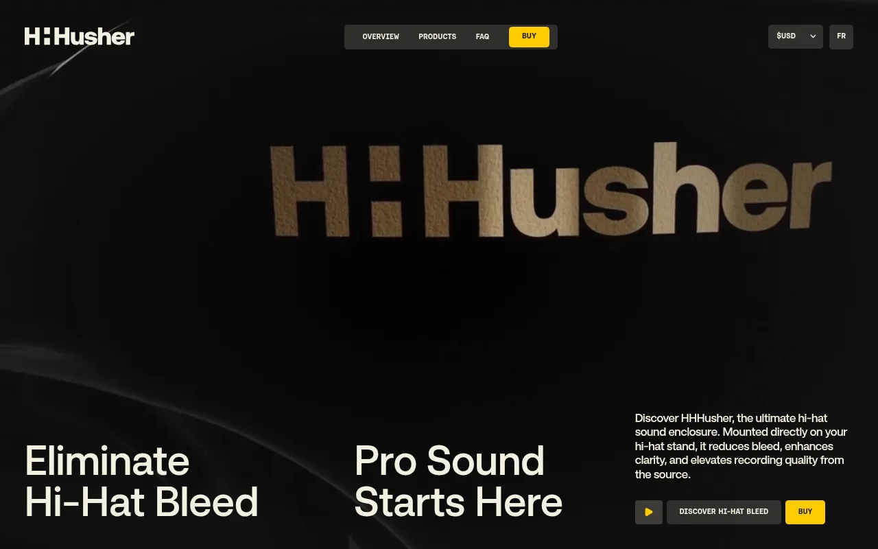 HHHusher website hero