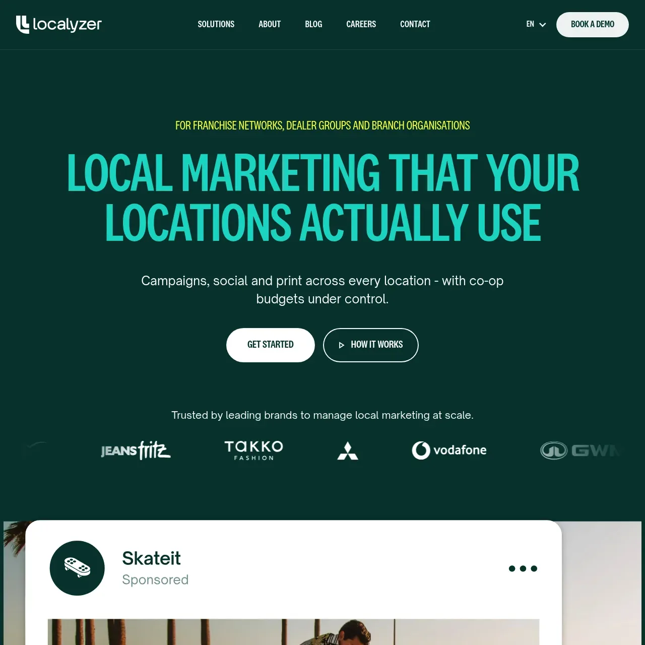 Localyzer website screenshot