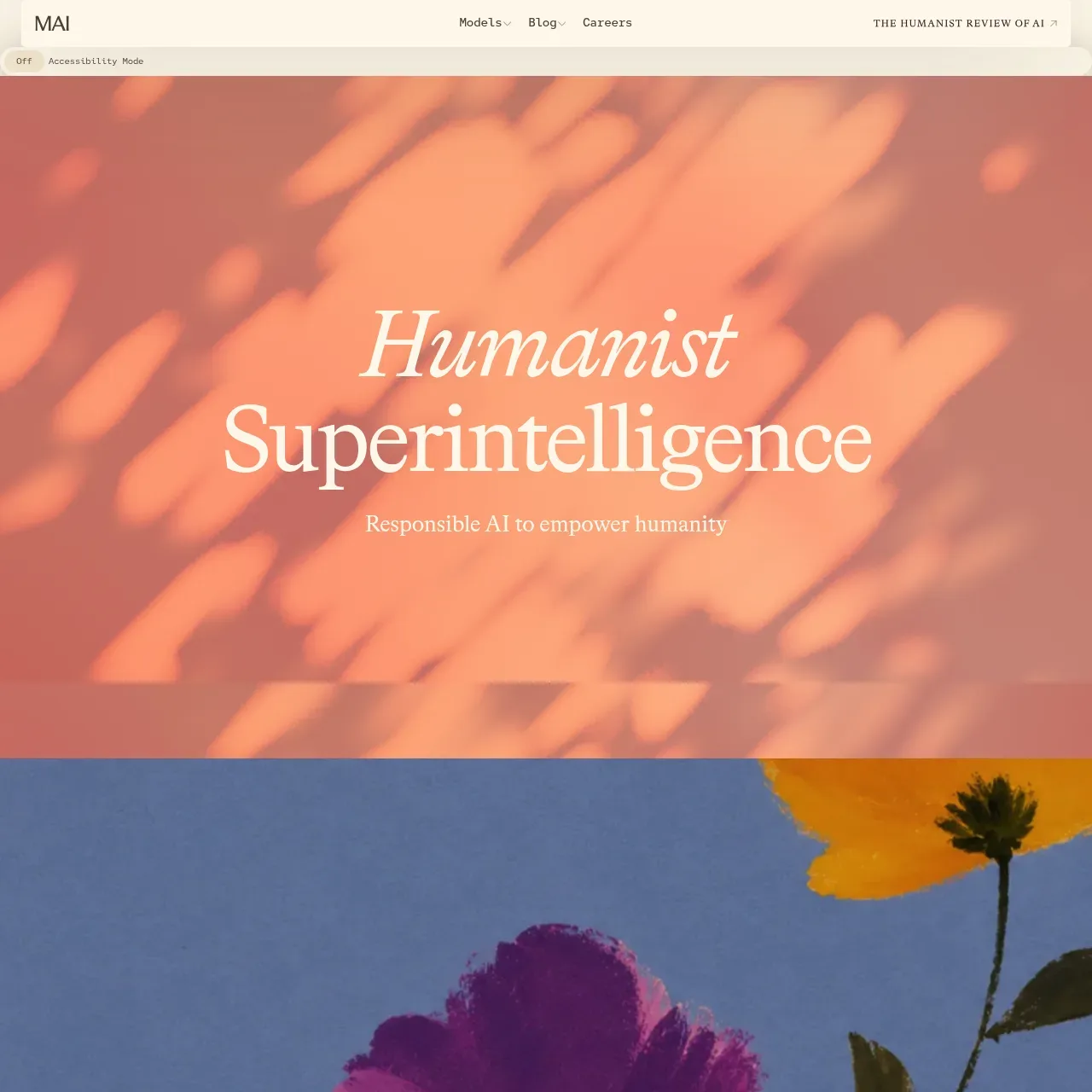 Microsoft AI website screenshot