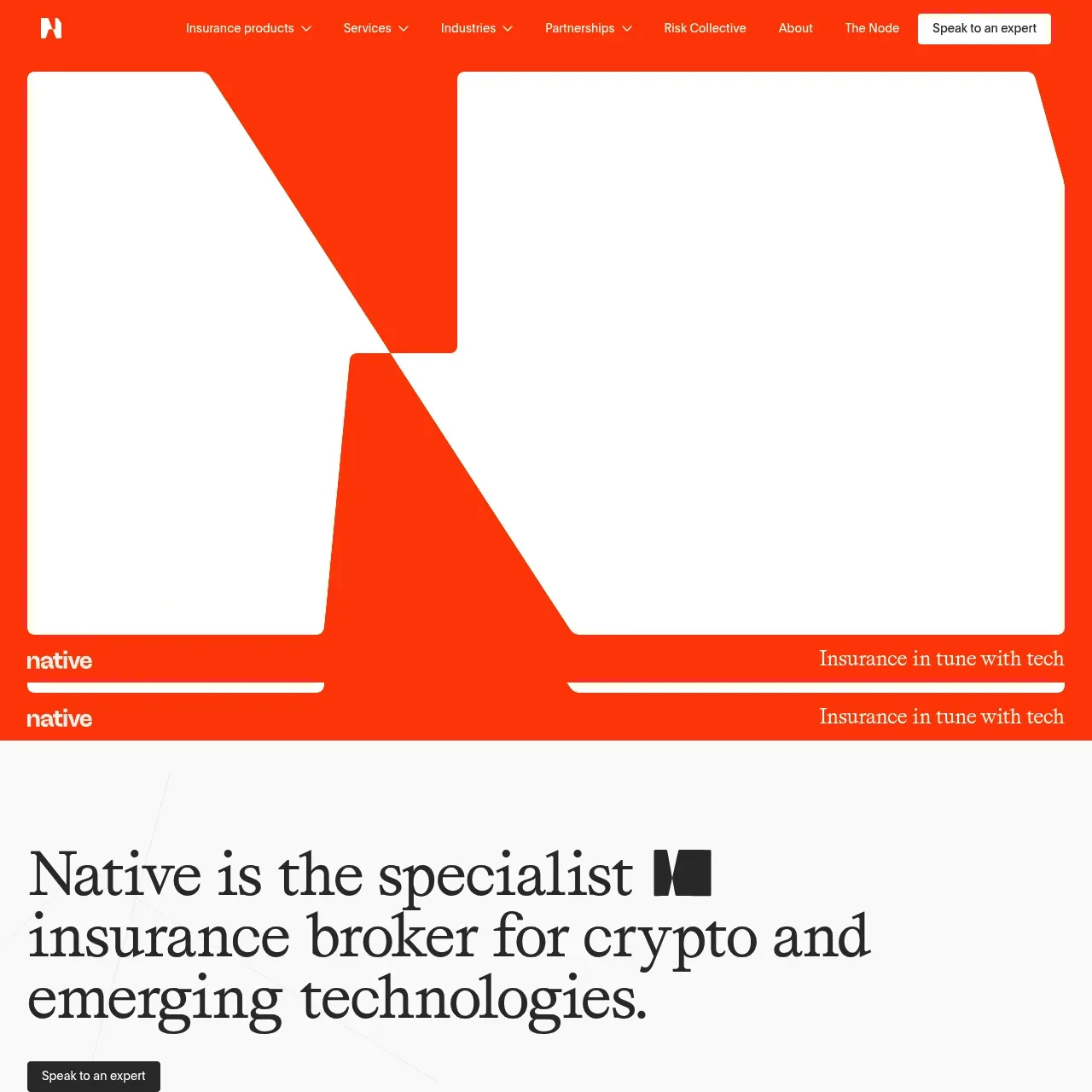 Native website screenshot