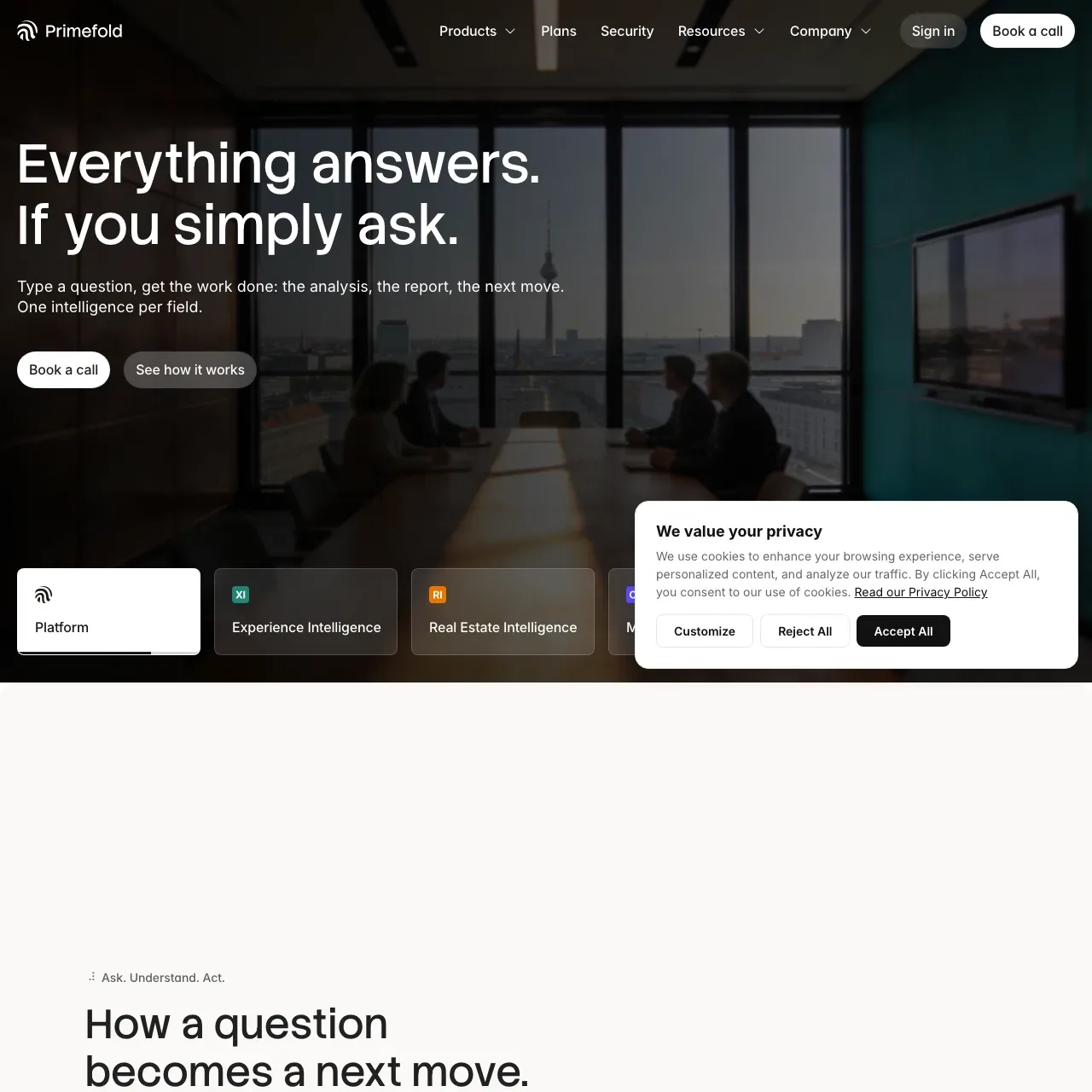 PrimeFold website screenshot