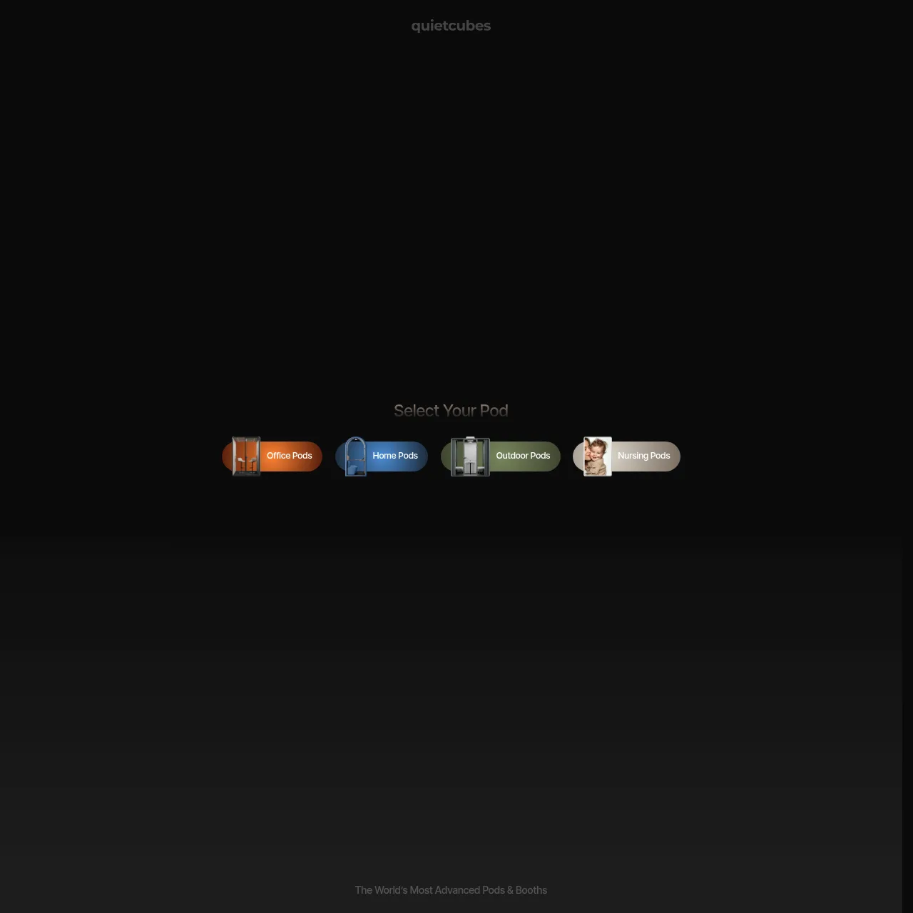 Quiet Cubes website screenshot