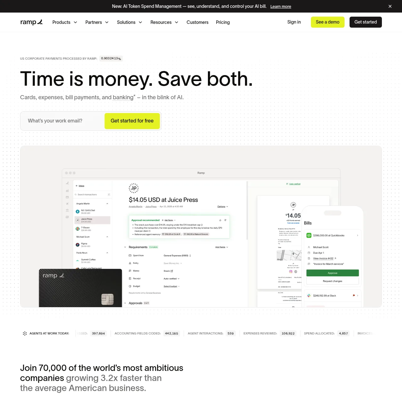Ramp website screenshot