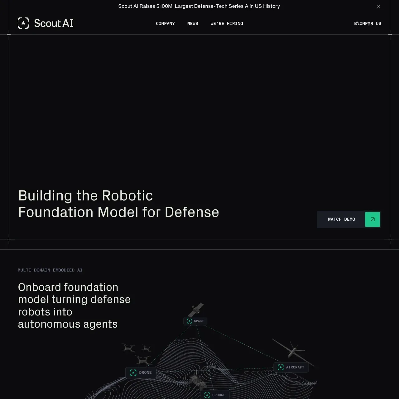 Scout AI website screenshot