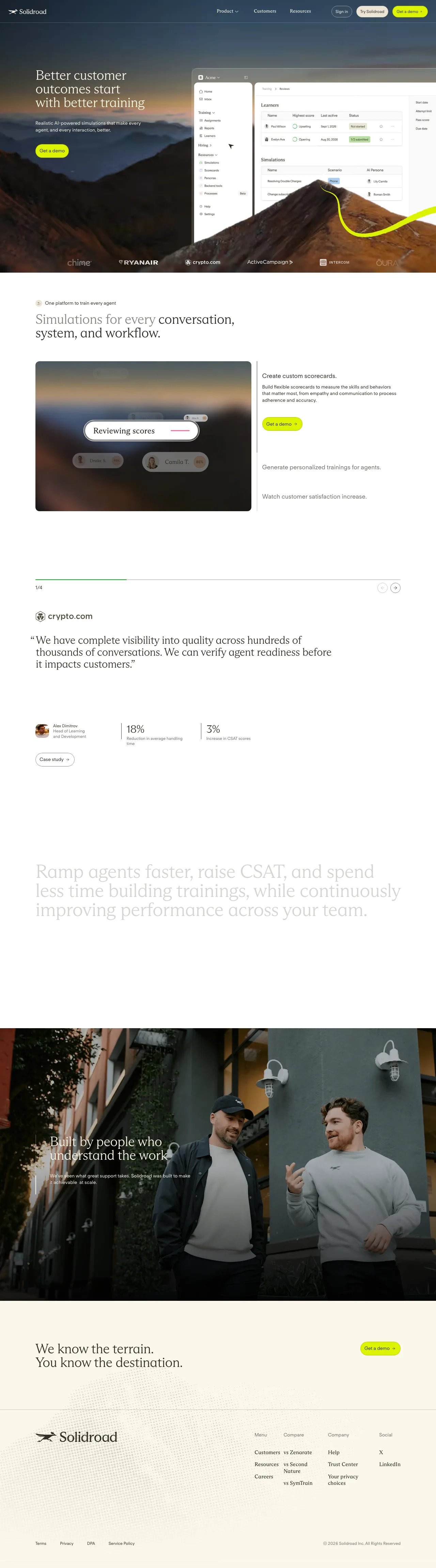 Solidroad full landing page