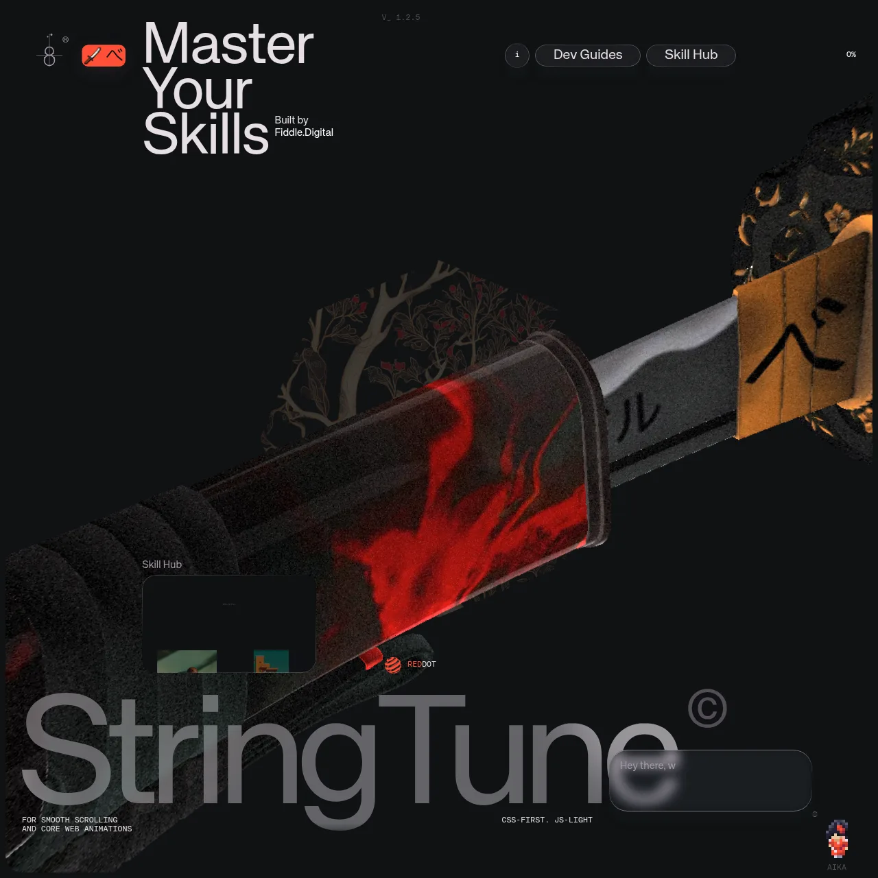 StringTune website screenshot