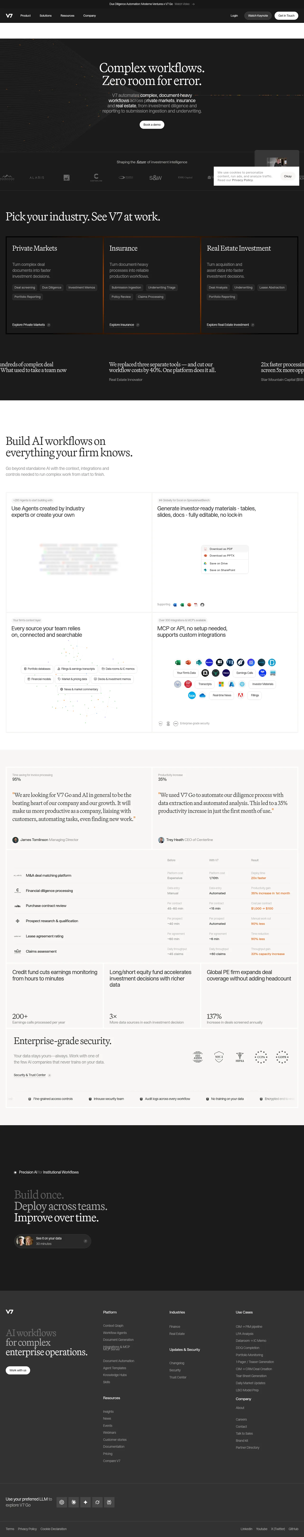 V7 full landing page